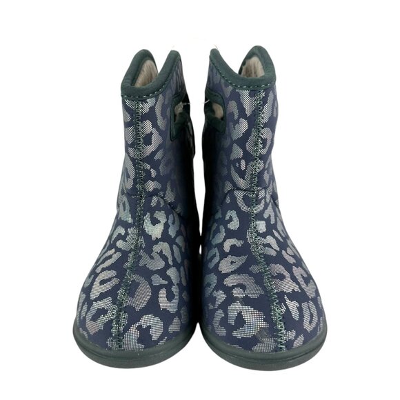 New BOGS II Metallic Leopard Waterproof Rain Boots Size 8 Toddler Kids Baby - Picture 9 of 16